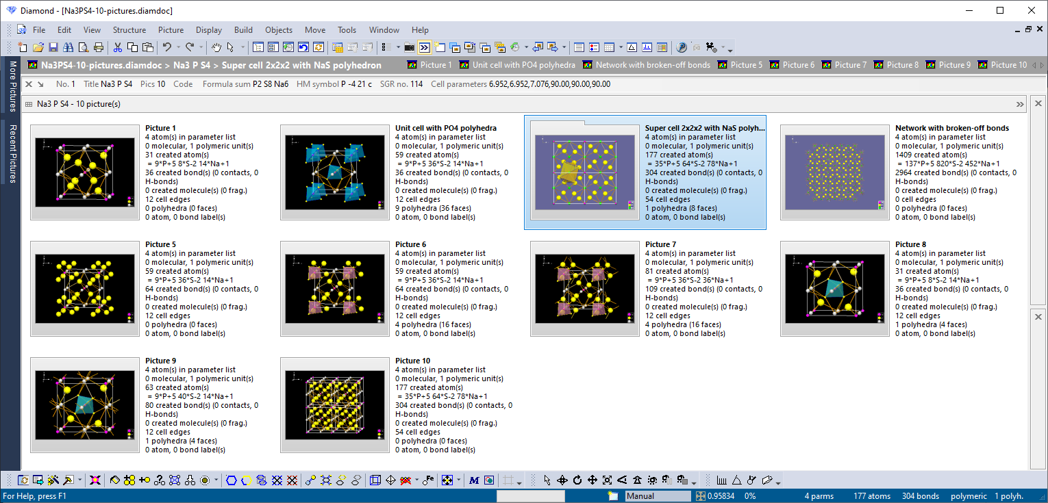 Screenshot of Thumbnails preview