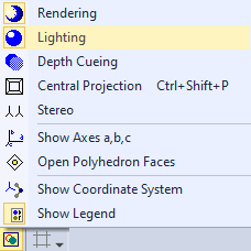 Picture Settings menu opened from Picture toolbar with Lighting command highlighted